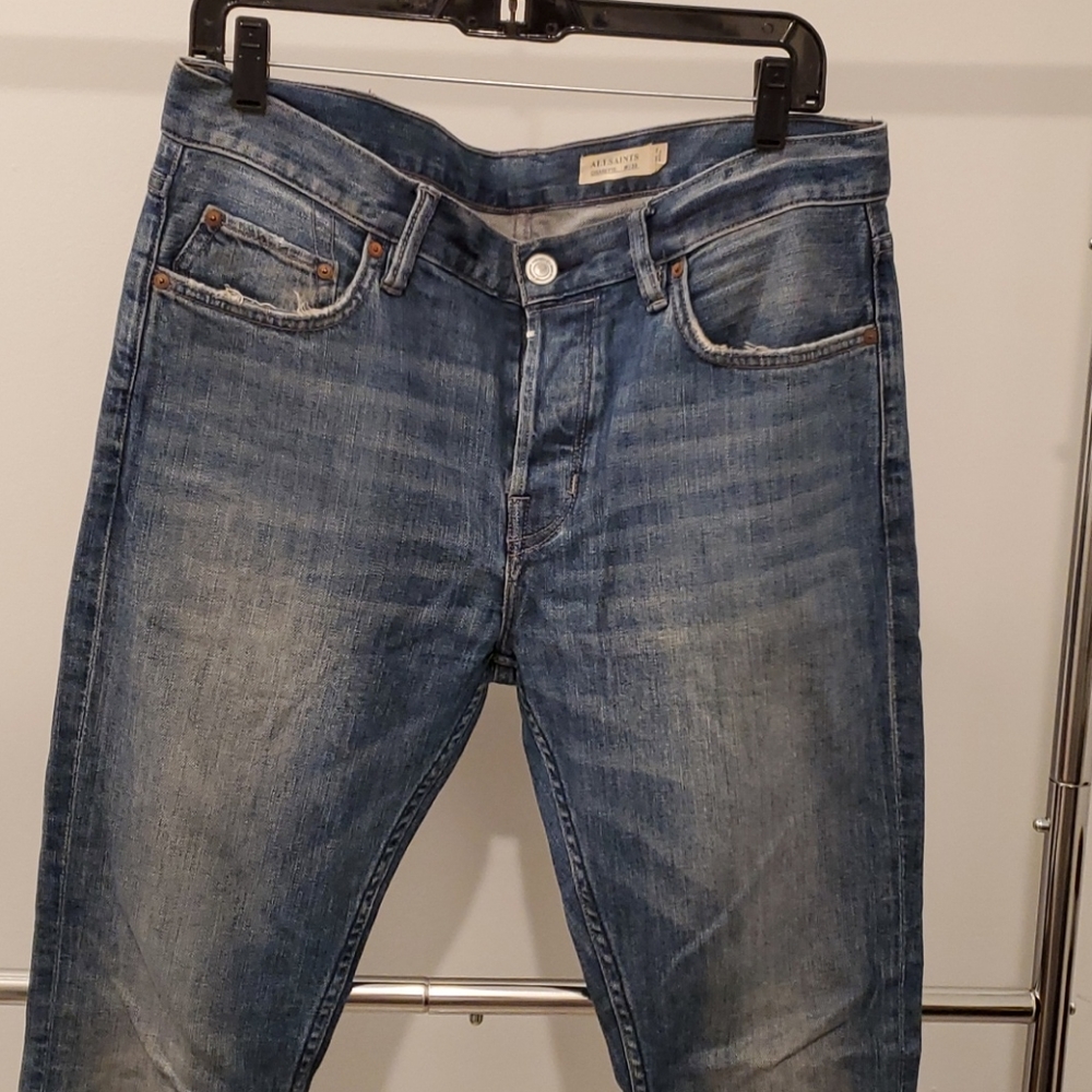 All Saints cigarette jeans